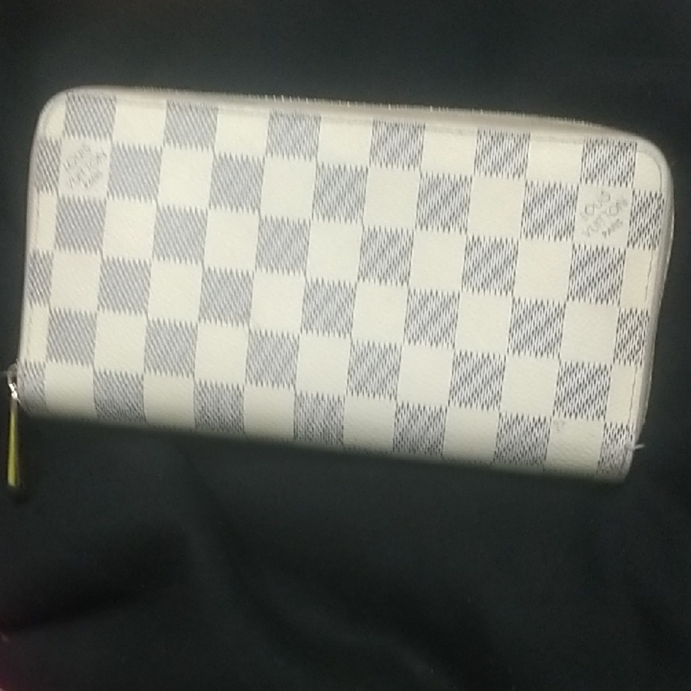 Designer Checkered Wallet